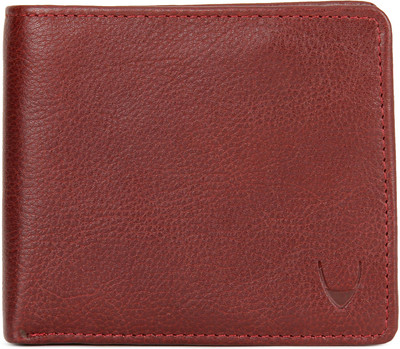 

Hidesign Men Red Genuine Leather Wallet(9 Card Slots)