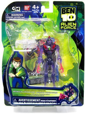 Ben 10 Alien Force 4 Inch Action Figure Chromastone Defender(Multicolor)