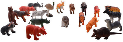 

Variety Gift Centre Wild Animals Set With Map(Multicolor)