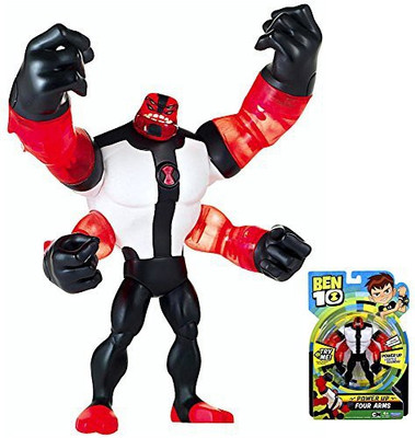 

Unknown Cartoon Network Ben 10 Four Arms With Breakable Chain Poseable Action Figure 5 In Stock(Multicolor)