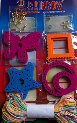 

BestUBuy Silk Thread Wooden Earing Making Kit