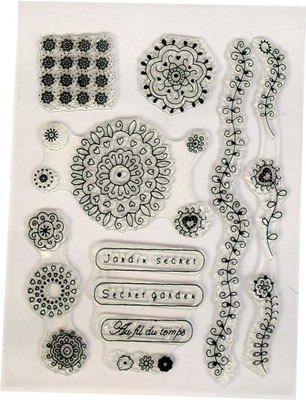 

Vardhman Clear Rubber stamp Big Size ,New Border Design, used in textile & block printing, card & scarpbook making