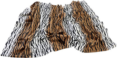 

Vardhman Felt Cloth ( Fleece Fabric) Tiger print, Size 32" x 36" , Used. In Dresses, Cushions, Soft Toys Making, Art & Craft , Jackets, Purses, Etc