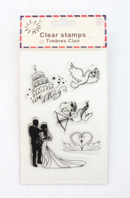 

Vardhman Silicon Clear Stamp wedding design