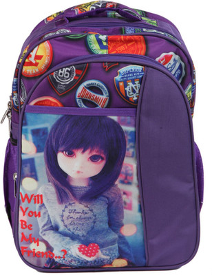 

RR RAINBOW KWID BABY 20 L Backpack(Purple), Violet
