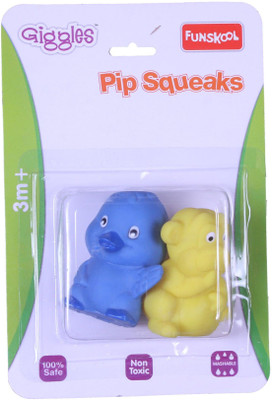 

Funskool Pip Squeaks -DUCK & MONKEY Bath Toy(Multicolor)
