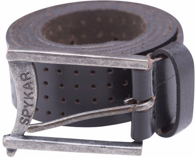 

Spykar Men Casual Black Genuine Leather Belt