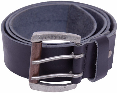 

Spykar Men Casual Black Genuine Leather Belt