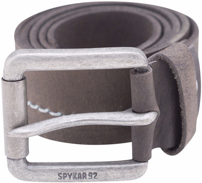 

Spykar Men Casual Brown Genuine Leather Belt, Olive