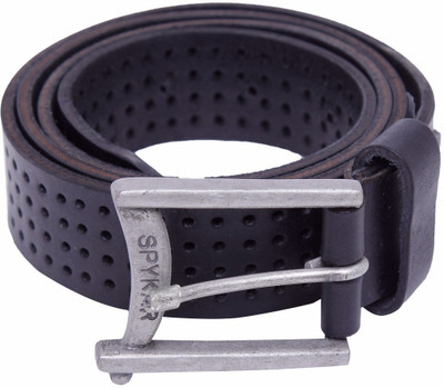 

Spykar Men Casual Black Genuine Leather Belt