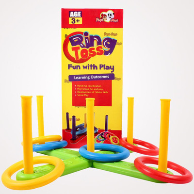 

Gtoons RING TOSS SET FOR KIDS INDOOR OUTDOOR PLAY GAME Board Game