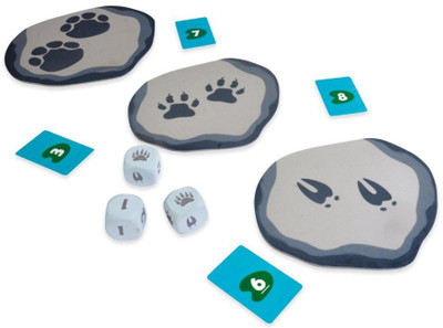 Chalk and Chuckles Stepping stone, Multi Color Board Game