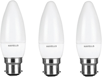 

Havells 3 W Candle B22 LED Bulb(Yellow, Pack of 3)