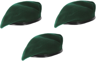 48 Off On Cross Jaguar Solid Unisex French Woolen Beret Cap Traditional Army Style Cap Classic European Hat Woolen Beret Cap Che Guevara Cap Cap Pack Of 3 On Flipkart Paisawapas Com