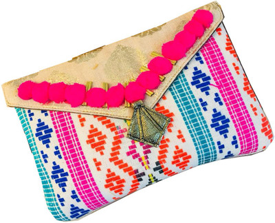 

CRAFTBAZAAR Casual Multicolor Clutch