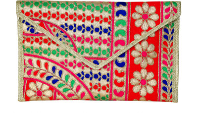 

SUVASANA Party Multicolor Clutch
