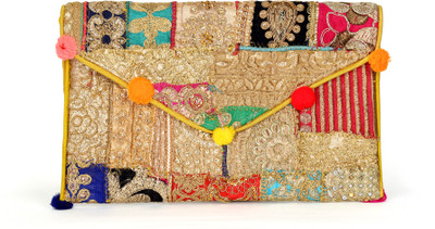 

SUVASANA Party Multicolor Clutch