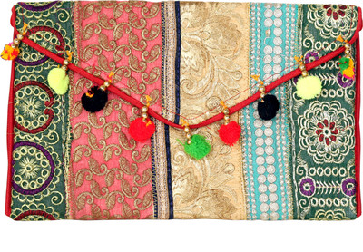 

SUVASANA Party Multicolor Clutch
