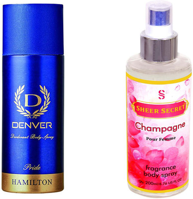 

Denver PRIDE with SHEER SECRET CHAMPAGNE WOMEN(Set of 2)