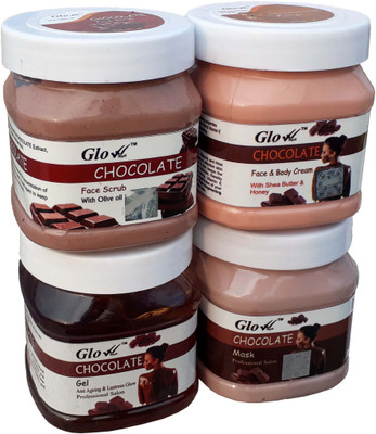 

Glow Right CHOCOLATE FACIAL SET(Set of 4)