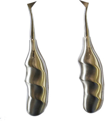 

SS White Dental Root elevator Cryer Left S34.06 Cryer Right S34.07 (Anatomical Handle) Dental Elevator