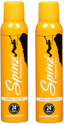 

Spinz Thrillseeker Deodorant Body Spray Pack of 2 Combo (150ML each) Deodorant Spray - For Women(300 ml, Pack of 2)