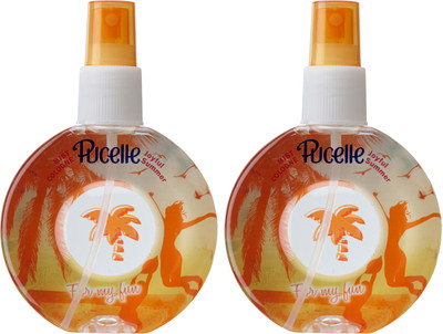 

Pucelle Mist Cologne Joyful Summer Pack of 2 Body Mist - For Women(300 ml, Pack of 2)