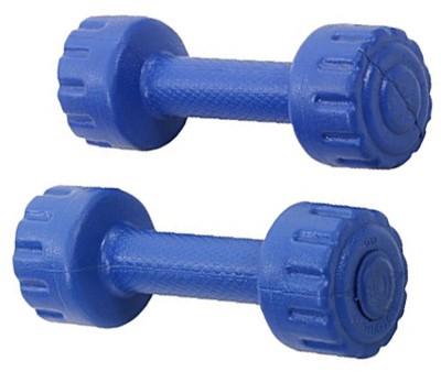 

KING FITNESS "A" GRADE PVC PROFESSIONAL 2 KG EACH SET OF 2 Fixed Weight Dumbbell(4 kg), Blue