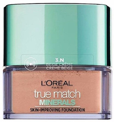 L'Oreal Paris True Match Minerals Skin-ImProving Foundation(3.N Beige Crème, 10 g)