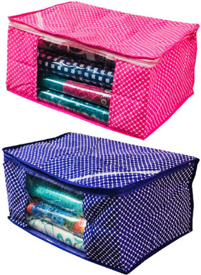 

Kuber Industries Designer Cotton Quilted Polka Dots Saree Cover PolkaNSC026(Multicolor)