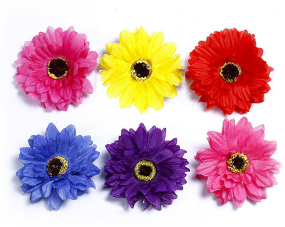 

Sringhar Hair blosoom sun flower hair clips for women and girls set of 6 multi color Hair Clip(Multicolor)