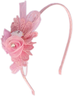 

Loops n knots Floral Hair Band / Head Band (ha1202 ) Hair Band(Pink)