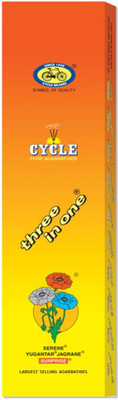 Cycle Three in One Agarbatti with 3 Signature Fragrance for Health, Wealth & Happiness Floral, Lily, Woody(44 g, Set of 1)
