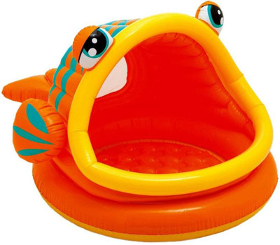 

BE YOU OWN LABEL BYOL LAZY FISH POOL INFLATABLE TOY FOR KIDS Inflatable Pool Accessory(Multicolor)