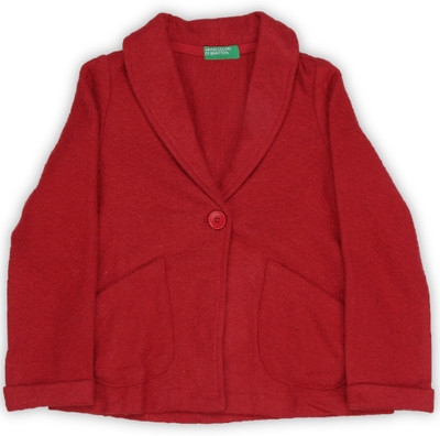 

United Colors of Benetton Full Sleeve Self Design Baby Girls Jacket, 03a