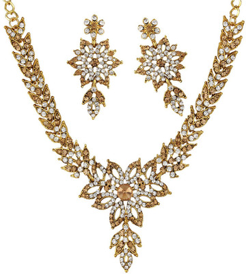 Styylo Jewels Alloy Gold-plated Gold Jewellery Set(Pack of 1)