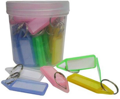 

Sukot Plastic 50 PCs Kaychains Tag Key Chains Key Chain