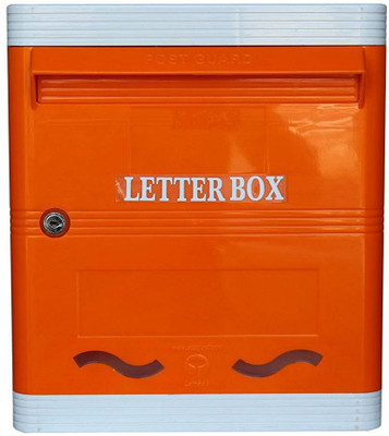 

Lamba's PG09OW Wall Mounted Mailbox(Orange/ White)
