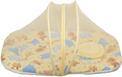 

Momsyard Nylon Infants Yellow Animal Printed Velvet New Born Baby Tent- Yellow Mosquito Net(Yellow)