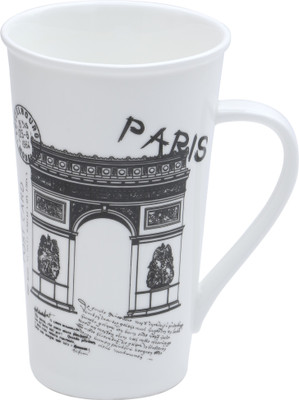 

Rich Craft International Paris/ Italy / London Ceramic Mug(400 ml), Multicolor