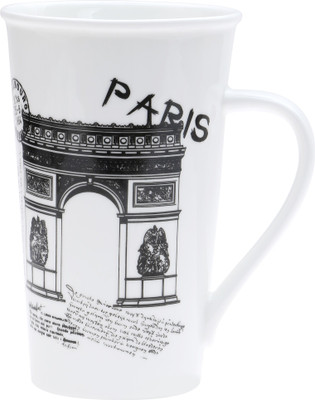 

Rich Craft International Paris Ceramic Mug(400 ml), Multicolor