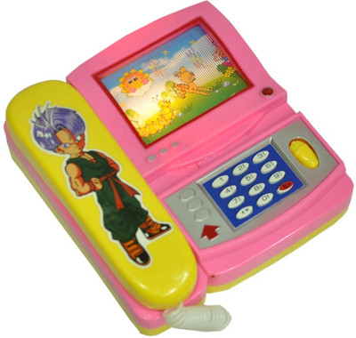 

Mahvi Toys Musical Phone with Cartoon Moving Screen(Multicolor)