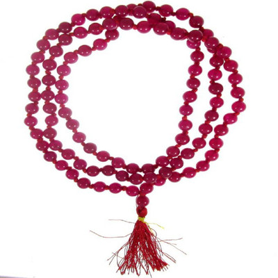 SHIVOHAM Shiv Sakti Red (Agate) Hakik Mala Stone Chain