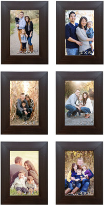 

Trends on Wall Acrylic Photo Frame(Brown, 6 Photos)