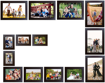 

Trends on Wall Acrylic Photo Frame(Brown, 14 Photos)