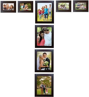 

Trends on Wall Acrylic Photo Frame(Brown, 8 Photos)