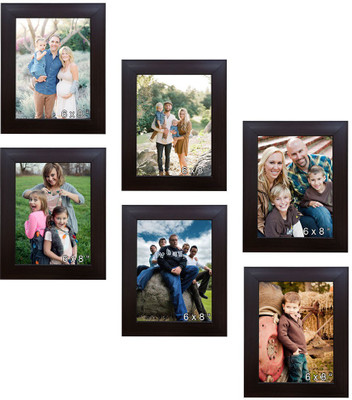 

Trends on Wall Acrylic Photo Frame(Brown, 6 Photos)