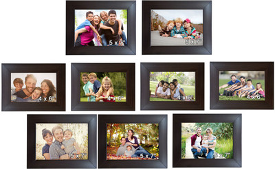 

Trends on Wall Acrylic Photo Frame(Brown, 9 Photos)