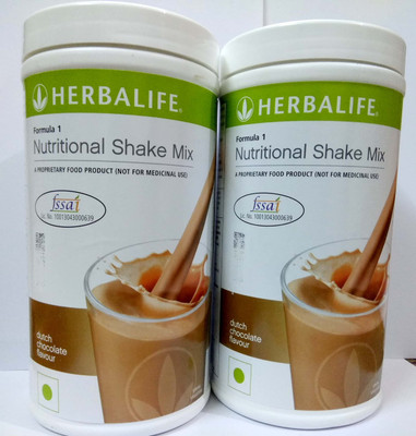 HERBALIFE Formula 1 Nutritional Shake Mix 500 Grams Dutch Chocolate(Pack Of 2) Nutrition Drink(2x500 g, Chocolate Flavored) HERBALIFE Formula 1 Nutritional Shake Mix 500 Grams Dutch Chocolate(Pack Of 2) Nutrition Drink(2x500 g, Chocolate Flavored)
