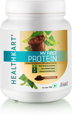 

Healthkart My First Protein, Beginners Protein with Whey and Casein, Zero Added Sugar (Chocolate, 1 Kg) Whey Protein(1 kg, Chocolate)
